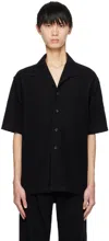 Abaga Velli Black Palm Shirt In Black