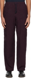 Abaga Velli Burgundy Track Trousers In Burgundy