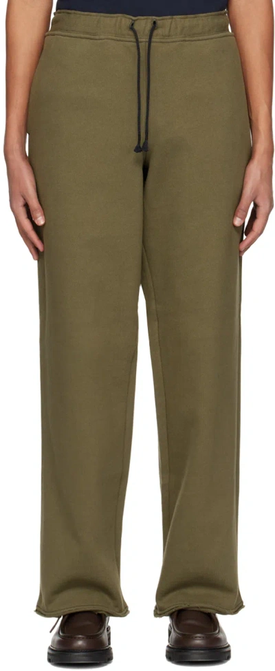 Abaga Velli Green Track Sweatpants In Military Green