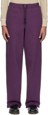 Abaga Velli Purple Track Sweatpants In Purple