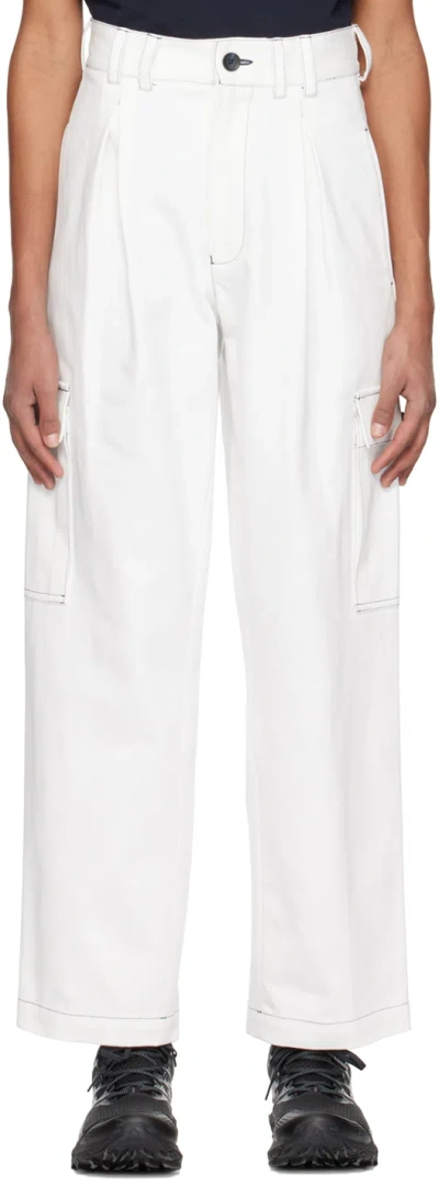 Abaga Velli White Combat Cargo Pants
