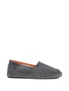 Abarca Canvas Espadrilles In Gray