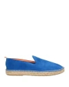 Abarca Man Espadrilles Blue Size 7 Leather