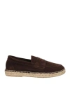 Abarca Man Espadrilles Cocoa Size 13 Leather In Brown