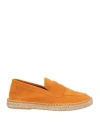 Abarca Man Espadrilles Orange Size 12 Soft Leather