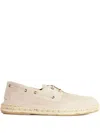 Abarca Suede Boat Shoes In Pink
