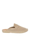Abarca Woman Espadrilles Dove Grey Size 8 Leather In Grey