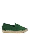 Abarca Woman Loafers Emerald Green Size 6 Leather
