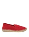 Abarca Woman Loafers Red Size 8 Leather