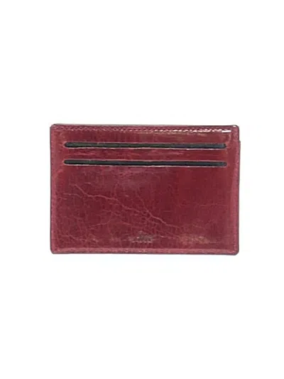 Pre-owned Abas Wallet In Burgundy