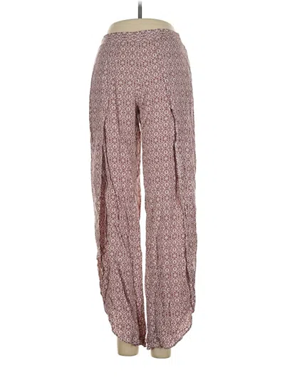 Pre-owned Abbeline Casual Pants In Burgundy