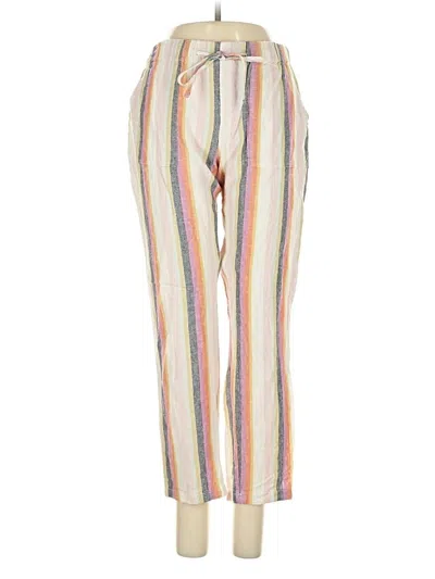 Pre-owned Abbeline Linen Pants In White