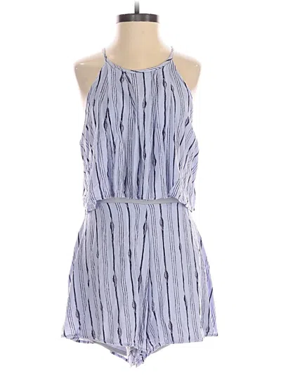 Pre-owned Abbeline Romper In Blue