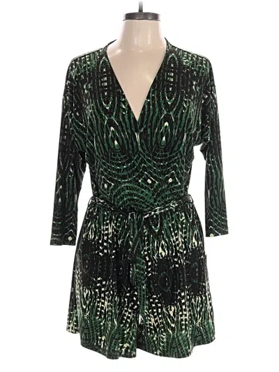 Pre-owned Abbeline Romper In Green