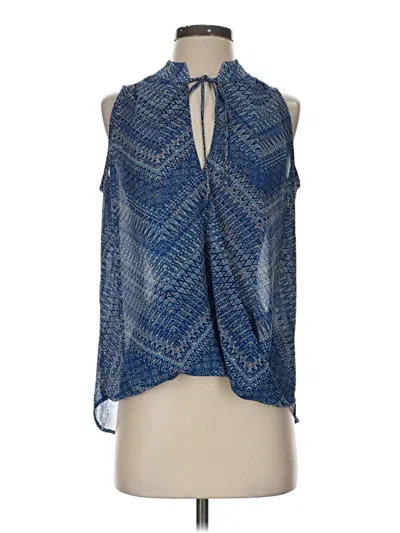 Pre-owned Abbeline Sleeveless Blouse In Blue