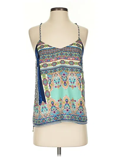 Pre-owned Abbeline Sleeveless Blouse In Blue