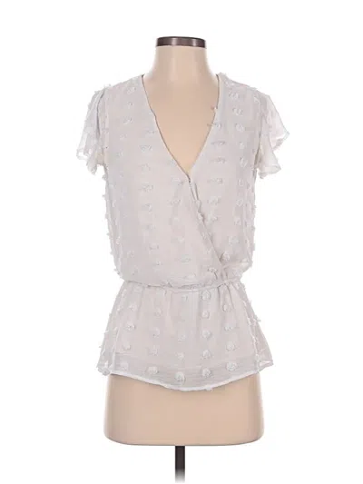Pre-owned Abbeline Sleeveless Blouse In Silver