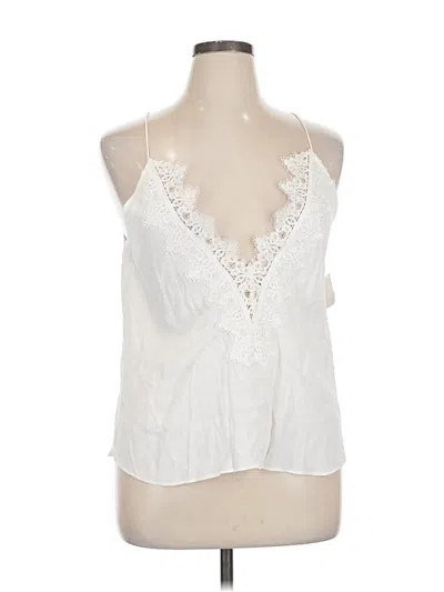 Pre-owned Abbeline Sleeveless Blouse In White