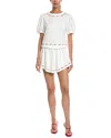 Abbey 2pc Top & Skort Set In White
