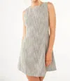 Abbey Glass Avery Dress Sparkle Tweed In Silver In Silver