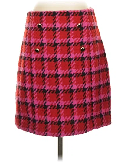 Pre-owned Abbey Glass Casual Skirt In Red