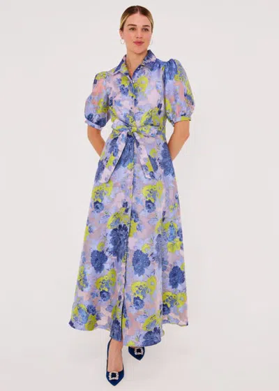 Abbey Glass Charlotte Gown In Multi