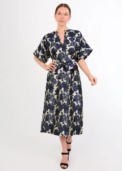 Abbey Glass Evelyn Dress In Blue