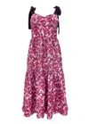 ABBEY GLASS MAYA TIERED DRESS IN PARLOR FLORAL