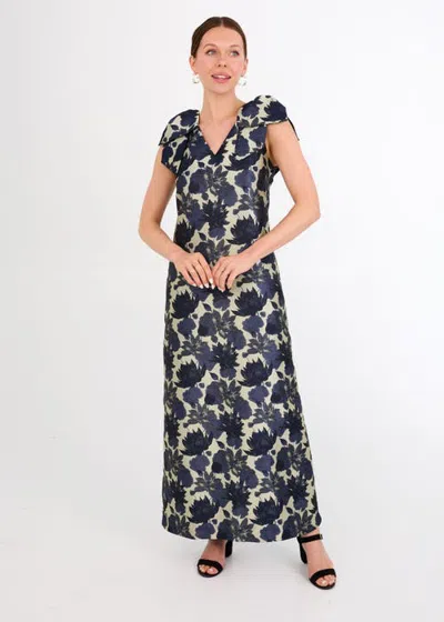 Abbey Glass Meredith Gown In Black
