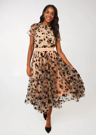 Abbey Glass Sue Skirt In Animal Print