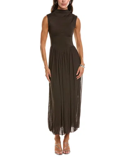 Abbey Maxi Dress In Brown