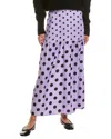 Abbey Midi Skirt In Purple