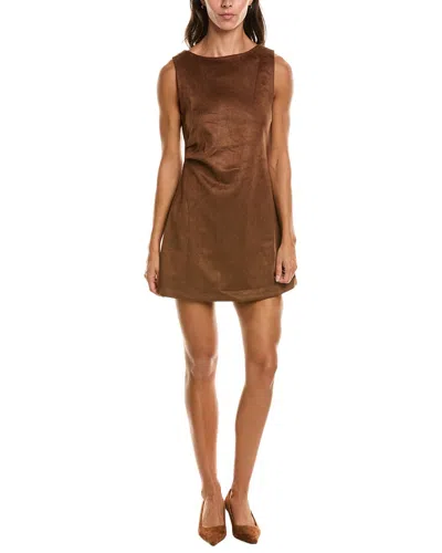 Abbey Mini Dress In Brown
