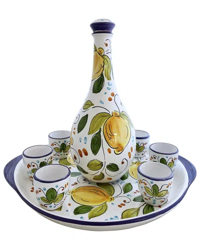 ABBIAMO TUTTO ABBIAMO TUTTO 8PC LIMONCELLO SET WITH 6 GLASSES
