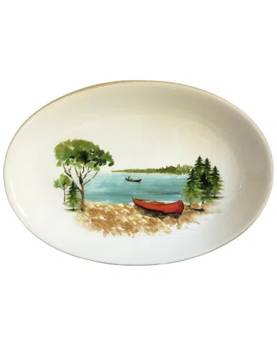 Abbiamo Tutto Day At The Lake Canoe Oval Platter