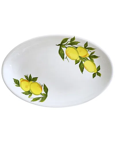 Abbiamo Tutto Lemon Oval Platter In Multi