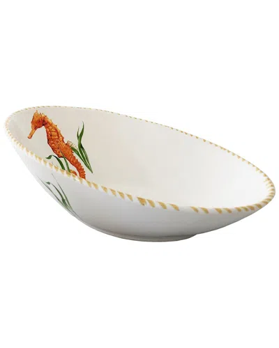 Abbiamo Tutto Seahorse Diagonal Bowl In Multi