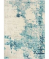 Abbie & Allie Rugs Vibrant Vib2328 Area Rug In Aqua