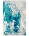 Abbie & Allie Rugs Paramount Par-1106 7'10" X 11'2" Area Rug In Teal