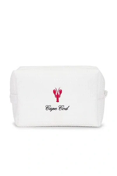 Abbode Cape Cod Waffle Pouch In White