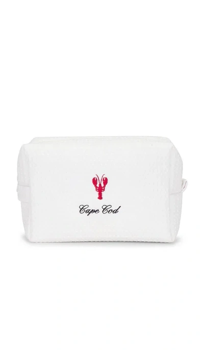 Abbode Cape Cod Waffle Pouch In Gray