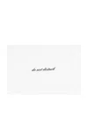 Abbode Do Not Disturb Pillowcase In White