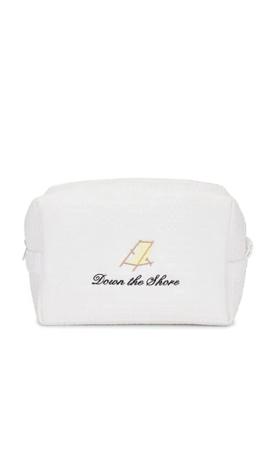 Abbode Down The Shore Waffle Pouch In White