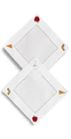 Abbode Nyc Napkins White In White