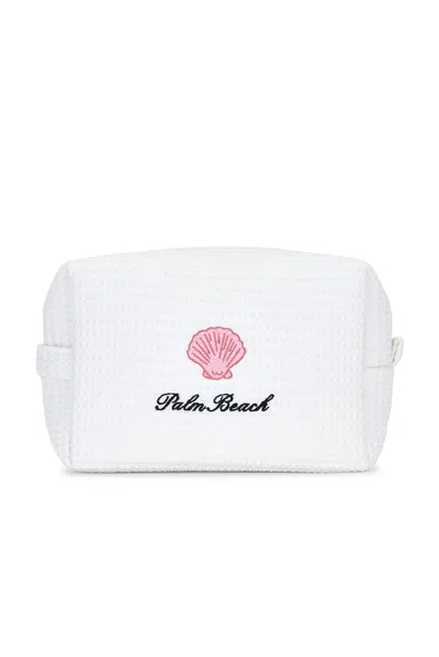 Abbode Palm Beach Waffle Pouch In Transparent