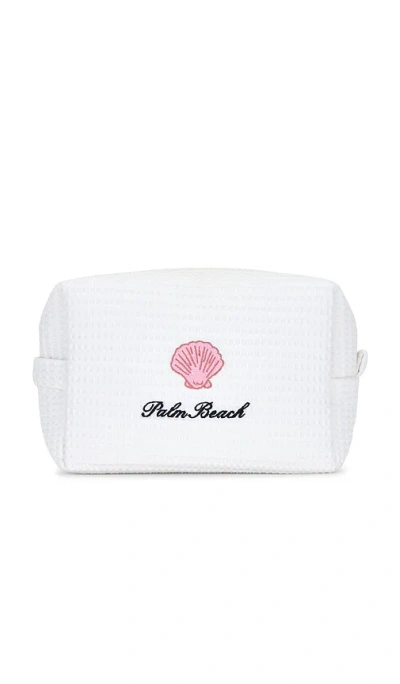 Abbode Palm Beach Waffle Pouch In Gray