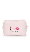 Abbode The Essentials Waffle Pouch In Pink