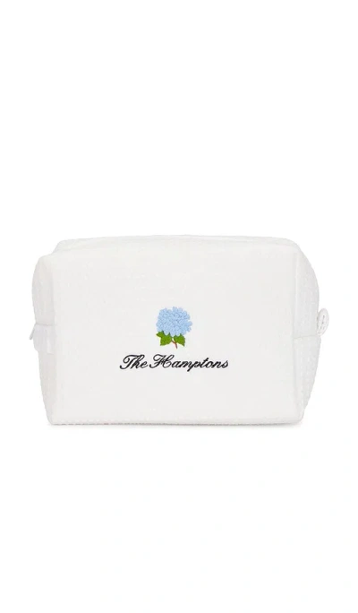 Abbode The Hamptons Waffle Pouch In White