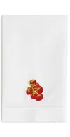 Abbode Tomato Tea Towel White In White