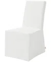 Abbyson Living 39" 2-pc. Wood Mindy Sunbrella Slipcover Dining Chair In White